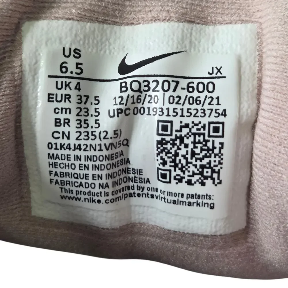Nike Women's SZ 6.5 Revolution‎ Running Shoe Barely Rose Pink BQ3207-600